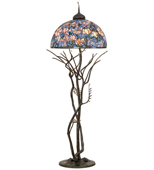 Tiffany Lamp Magnolia Tree Floor Base