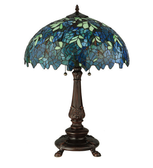 Tiffany Table Lamp Nightfall Wisteria