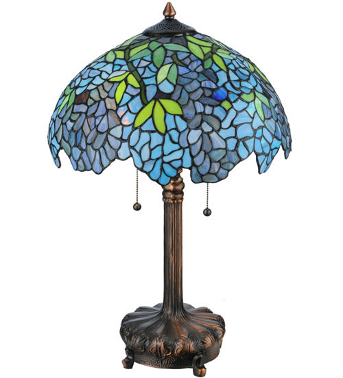 Tiffany Lamp Blue Wisteria