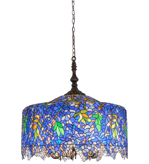 Tiffany Pendant Lighting Blue Wisteria