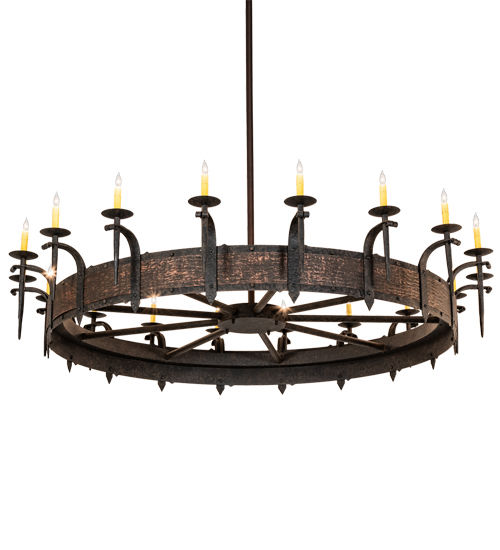 Gothic Candle Chandelier