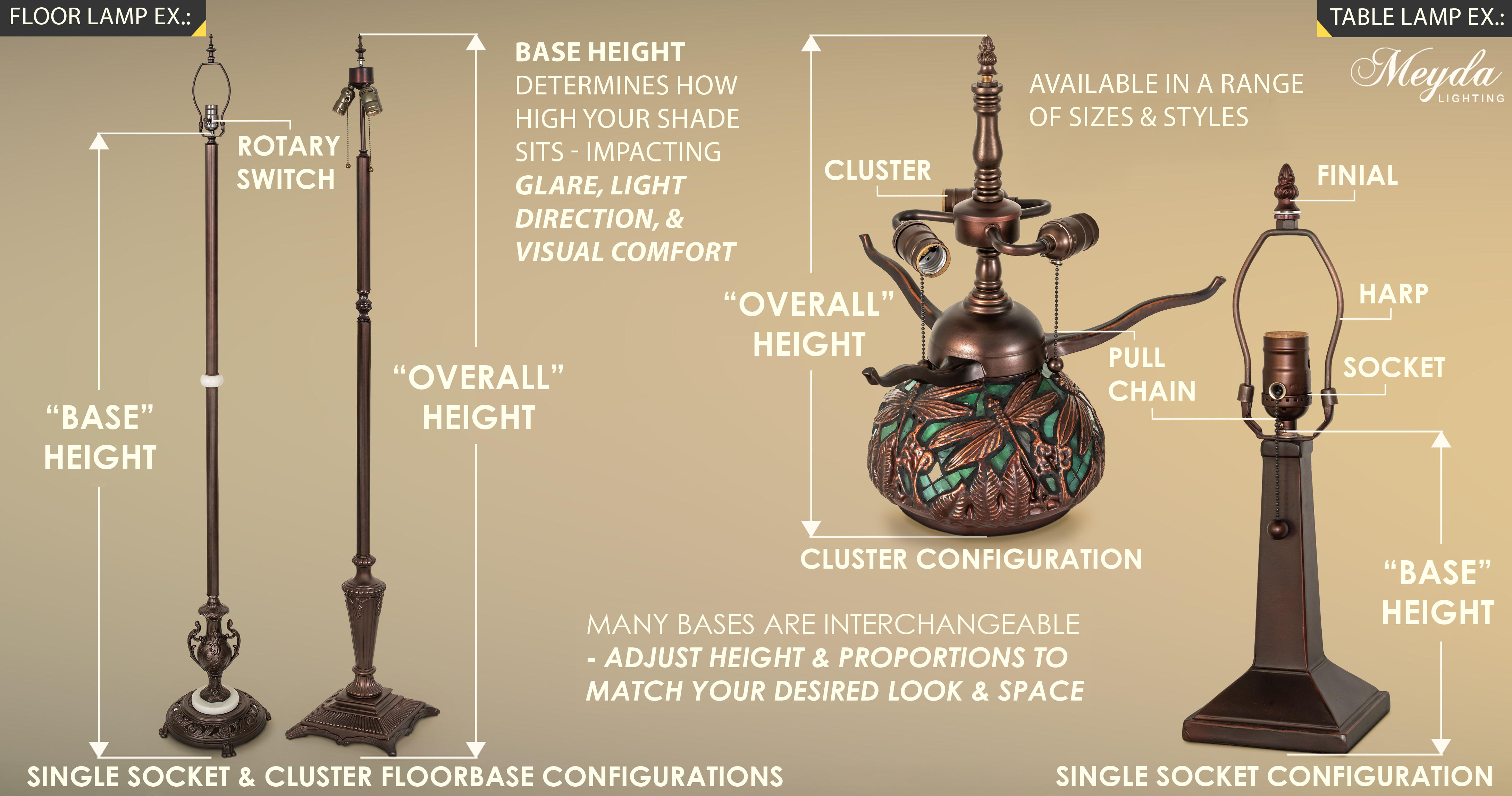 Lamp Dimensions Graphic