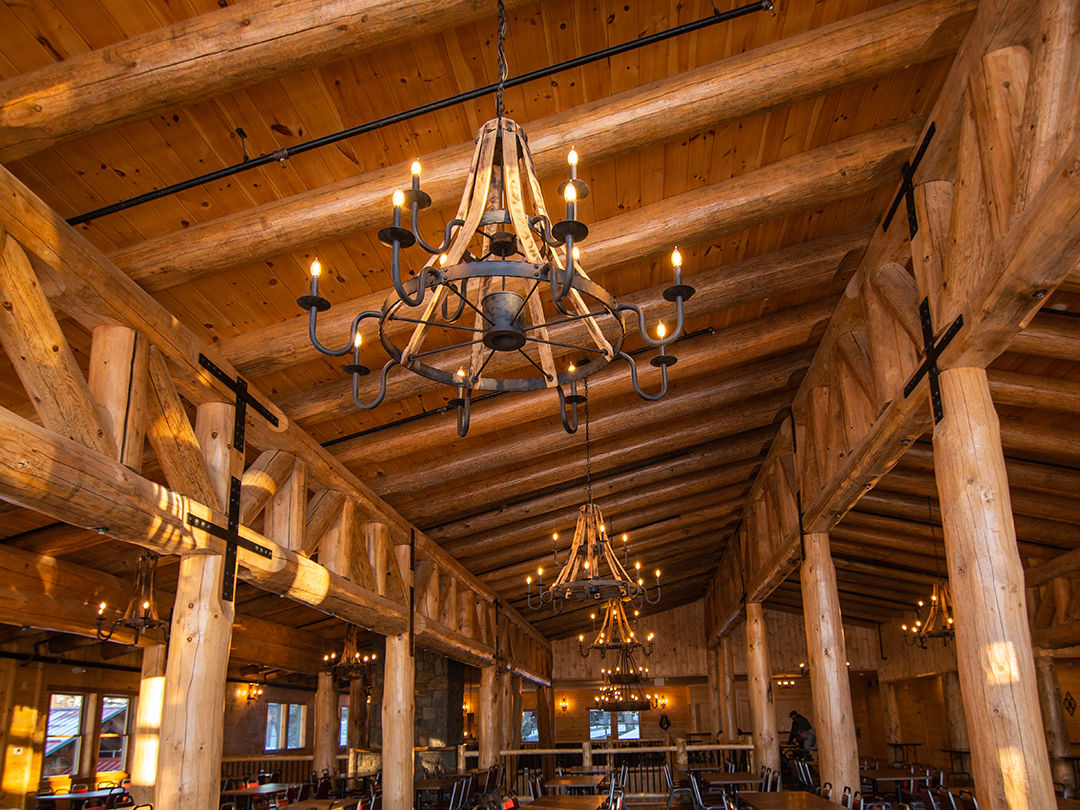 Rustic Lighting Wine Barrel Chandelier