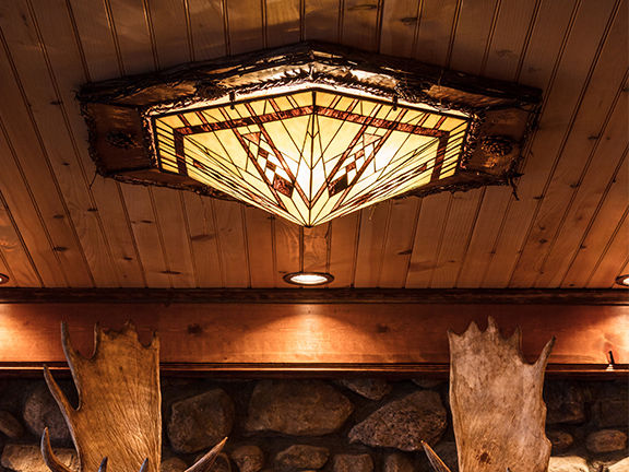 Rustic Lighting Stained Glass