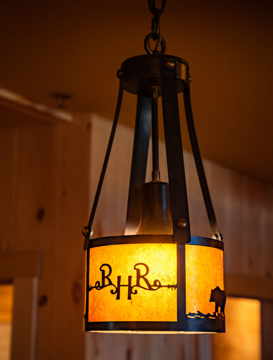 Rustic Lighting Custom Pendant