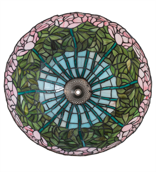  FLORAL ART GLASS