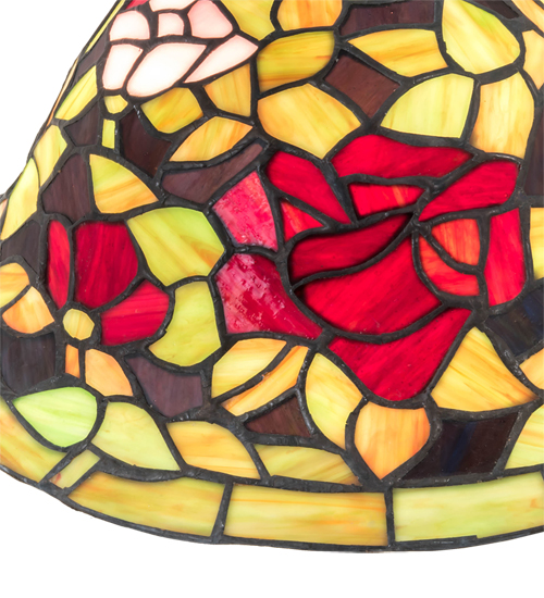  TIFFANY REPRODUCTION OF ORIGINAL FLORAL ART GLASS