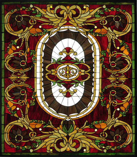  VICTORIAN TIFFANY REPRODUCTION OF ORIGINAL NOUVEAU