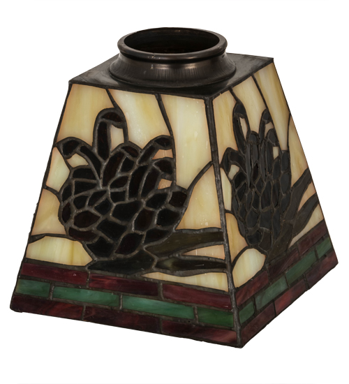  RUSTIC MISSION LODGE RUSTIC OR MOUNTIAN GREAT ROOM ART GLASS