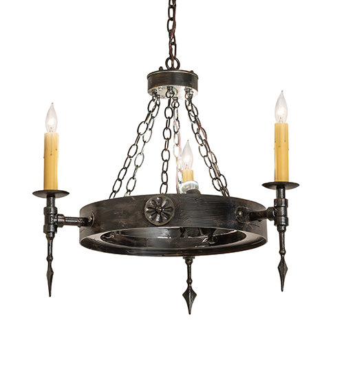  GOTHIC FORGED AND CAST IRON FAUX CANDLE SLEVES CANDLE BULB ON TOP