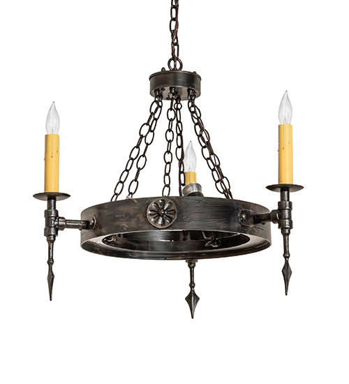  GOTHIC FORGED AND CAST IRON FAUX CANDLE SLEVES CANDLE BULB ON TOP