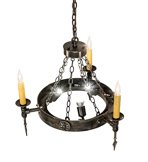  GOTHIC FORGED AND CAST IRON FAUX CANDLE SLEVES CANDLE BULB ON TOP