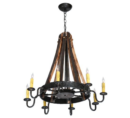  RUSTIC LODGE RUSTIC OR MOUNTIAN GREAT ROOM SCROLL FEATURES CRAFTED OF STEEL FAUX CANDLE SLEVES CANDLE BULB ON TOP