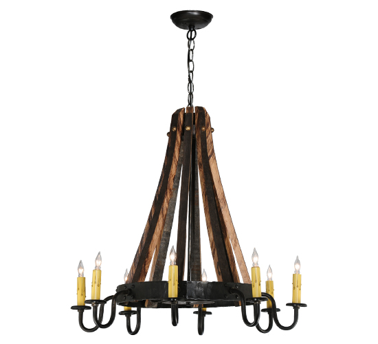  RUSTIC LODGE RUSTIC OR MOUNTIAN GREAT ROOM SCROLL FEATURES CRAFTED OF STEEL FAUX CANDLE SLEVES CANDLE BULB ON TOP