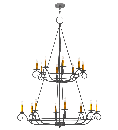  LODGE RUSTIC OR MOUNTIAN GREAT ROOM SCROLL FEATURES CRAFTED OF STEEL