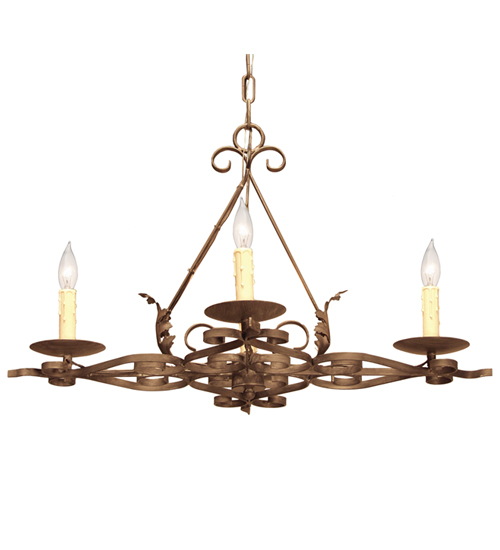 VICTORIAN GOTHIC SCROLL FEATURES CRAFTED OF STEEL STAMPED/CAST METAL LEAF ROSETTE FLOWER ACCENT