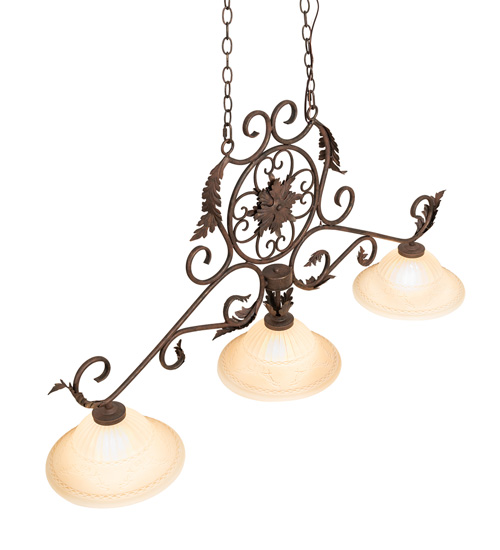  VICTORIAN NOUVEAU SCROLL FEATURES CRAFTED OF STEEL STAMPED/CAST METAL LEAF ROSETTE FLOWER ACCENT