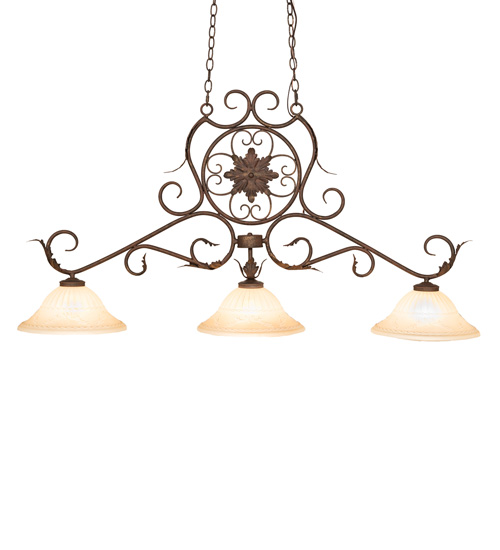  VICTORIAN NOUVEAU SCROLL FEATURES CRAFTED OF STEEL STAMPED/CAST METAL LEAF ROSETTE FLOWER ACCENT