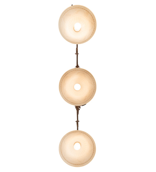  VICTORIAN NOUVEAU SCROLL FEATURES CRAFTED OF STEEL STAMPED/CAST METAL LEAF ROSETTE FLOWER ACCENT