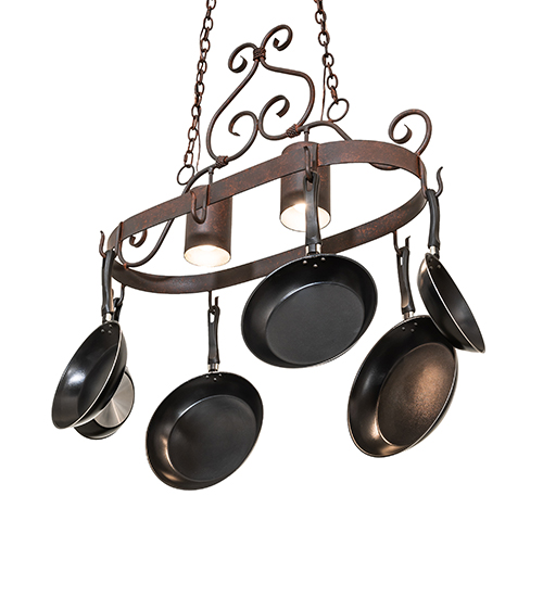  VICTORIAN SCROLL FEATURES CRAFTED OF STEEL DOWN LIGHTS SPOT LIGHT POINTING DOWN FOR FUNCTION