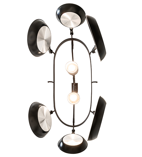  VICTORIAN SCROLL FEATURES CRAFTED OF STEEL DOWN LIGHTS SPOT LIGHT POINTING DOWN FOR FUNCTION