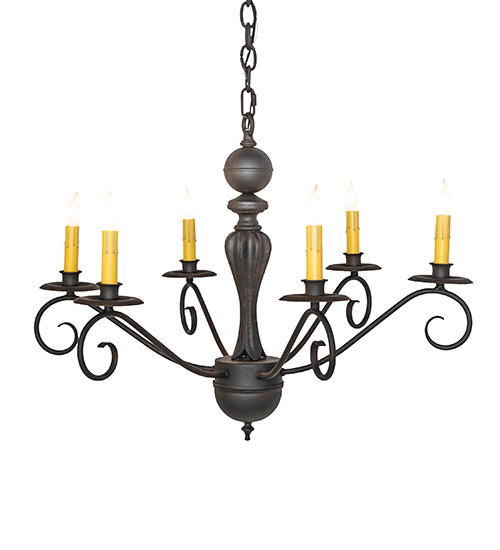  VICTORIAN CONTEMPORARY SCROLL FEATURES CRAFTED OF STEEL FAUX CANDLE SLEVES CANDLE BULB ON TOP