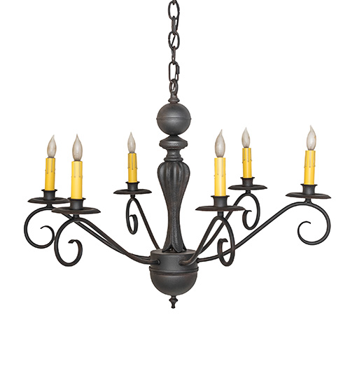  VICTORIAN CONTEMPORARY SCROLL FEATURES CRAFTED OF STEEL FAUX CANDLE SLEVES CANDLE BULB ON TOP