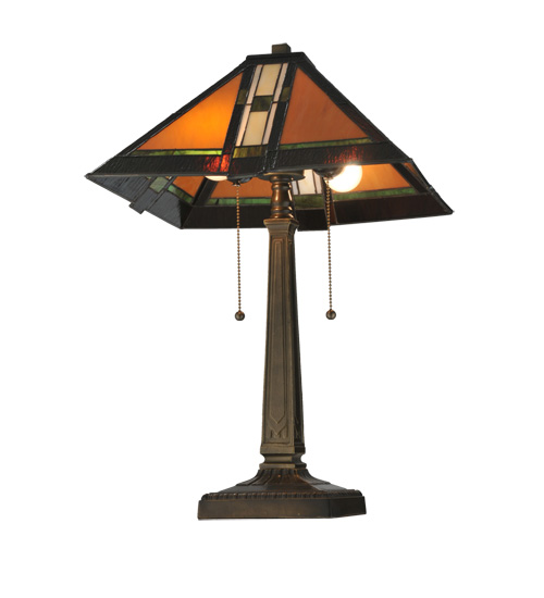  MISSION ARTS & CRAFTS ART GLASS PRAIRIE CONTEMPORARY