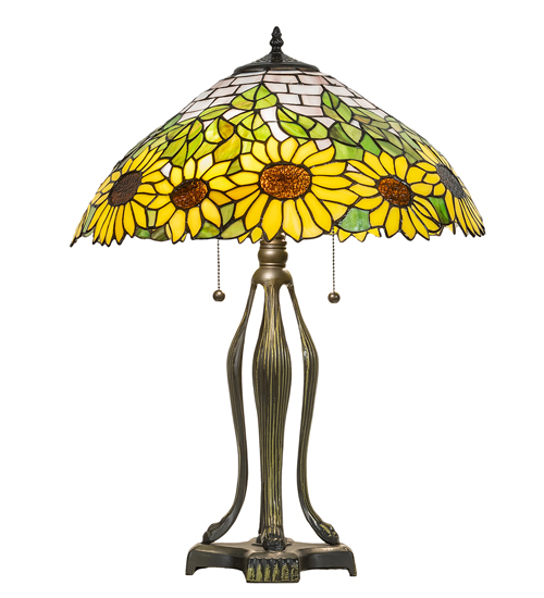  TIFFANY REPRODUCTION OF ORIGINAL FLORAL ART GLASS