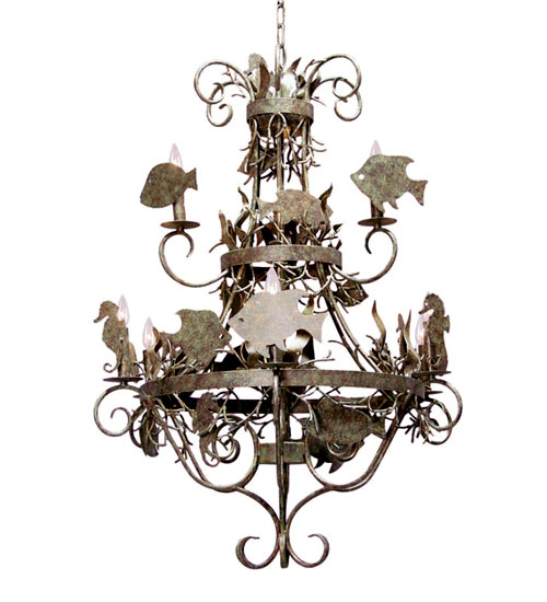 NAUTICAL SCROLL FEATURES CRAFTED OF STEEL FORGED AND CAST IRON