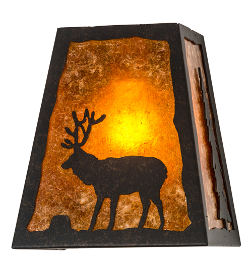  RUSTIC MISSION LODGE RUSTIC OR MOUNTIAN GREAT ROOM ANIMALS MICA