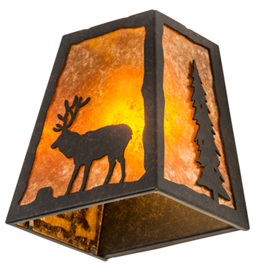  RUSTIC MISSION LODGE RUSTIC OR MOUNTIAN GREAT ROOM ANIMALS MICA