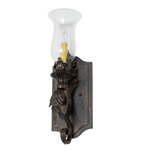  VICTORIAN SCROLL FEATURES CRAFTED OF STEEL FAUX CANDLE SLEVES CANDLE BULB ON TOP