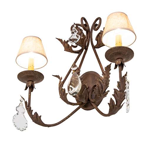  VICTORIAN SCROLL FEATURES CRAFTED OF STEEL CRYSTAL ACCENTS