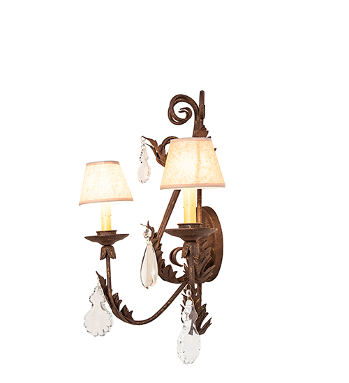  VICTORIAN SCROLL FEATURES CRAFTED OF STEEL CRYSTAL ACCENTS