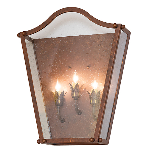  VICTORIAN FAUX CANDLE SLEVES CANDLE BULB ON TOP STAMPED/CAST METAL LEAF ROSETTE FLOWER ACCENT