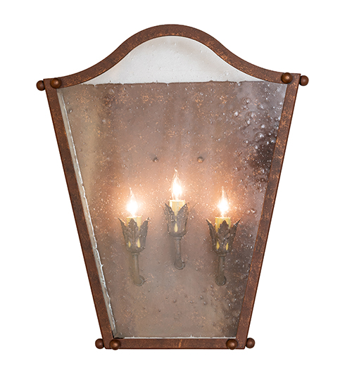  VICTORIAN FAUX CANDLE SLEVES CANDLE BULB ON TOP STAMPED/CAST METAL LEAF ROSETTE FLOWER ACCENT