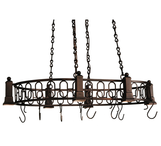  DECO CONTEMPORARY SCROLL FEATURES CRAFTED OF STEEL FORGED AND CAST IRON