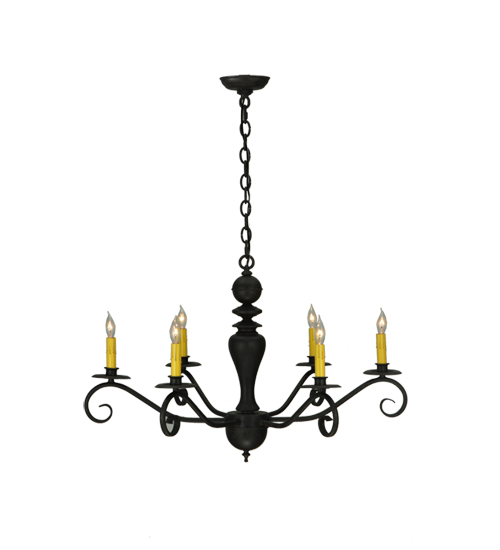  VICTORIAN CONTEMPORARY SCROLL FEATURES CRAFTED OF STEEL FAUX CANDLE SLEVES CANDLE BULB ON TOP