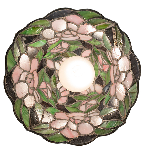  VICTORIAN FLORAL ART GLASS NOUVEAU