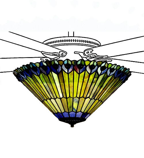  TIFFANY REPRODUCTION OF ORIGINAL NOUVEAU