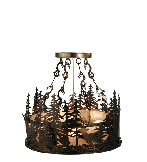  RUSTIC LODGE RUSTIC OR MOUNTIAN GREAT ROOM ANIMALS MICA