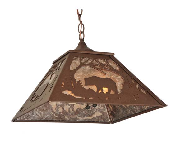  RUSTIC LODGE RUSTIC OR MOUNTIAN GREAT ROOM ANIMALS MICA