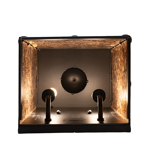  ARTS & CRAFTS GOTHIC MICA FAUX CANDLE SLEVES CANDLE BULB ON TOP