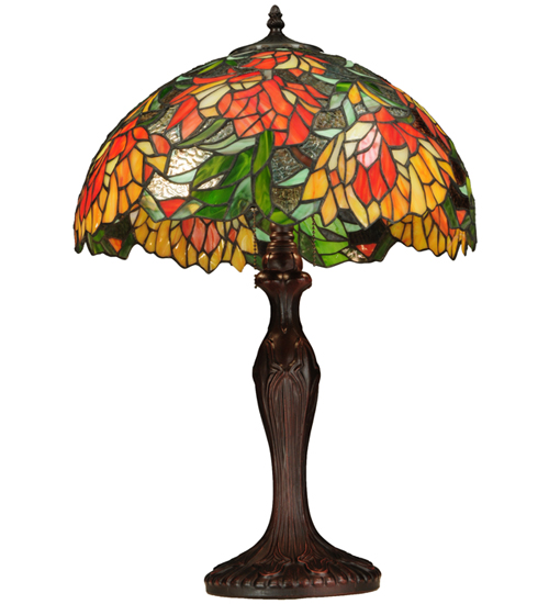  FLORAL ART GLASS NOUVEAU