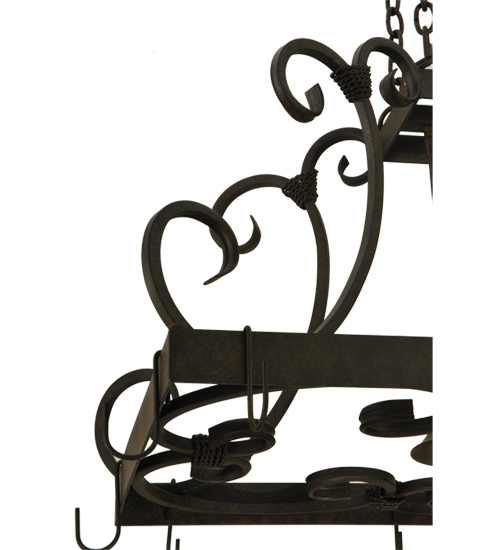  VICTORIAN DECO CONTEMPORARY SCROLL FEATURES CRAFTED OF STEEL FORGED AND CAST IRON