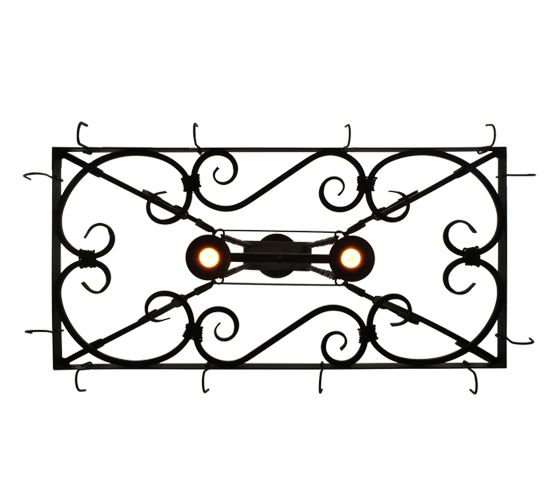  VICTORIAN DECO CONTEMPORARY SCROLL FEATURES CRAFTED OF STEEL FORGED AND CAST IRON