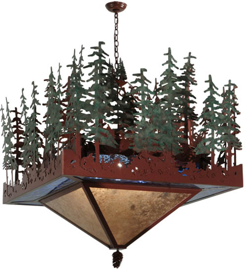  RUSTIC LODGE RUSTIC OR MOUNTIAN GREAT ROOM ART GLASS