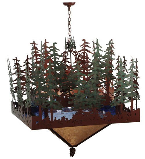  RUSTIC LODGE RUSTIC OR MOUNTIAN GREAT ROOM ART GLASS