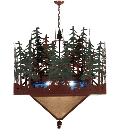  RUSTIC LODGE RUSTIC OR MOUNTIAN GREAT ROOM ART GLASS